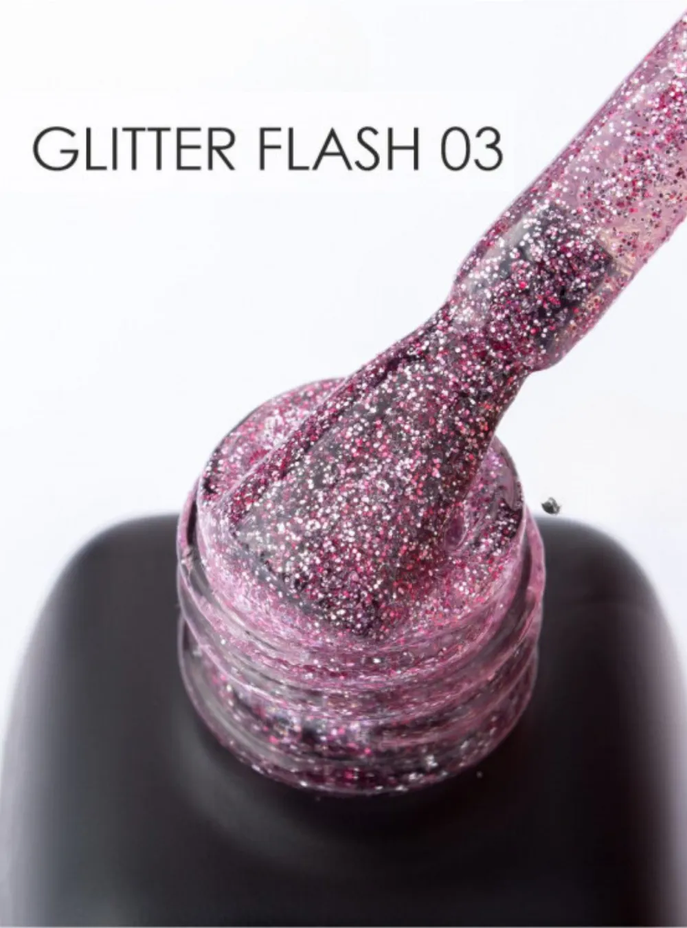 Гель-лак светоотражающий «Glitter flash» № 03, 11 мл.