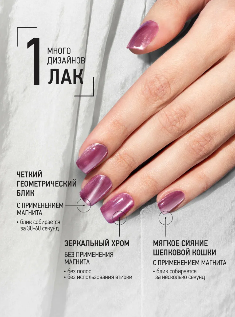 Лак укрепляющий с биокерамикой 170 Reset, 12,5 мл.