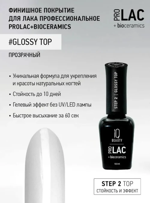 Топ для лака глянцевый Glossy top, 12,5 мл.